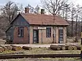 Ehemaliges Bahnhofsgebäude in Felnémet