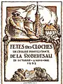 Plakat für das Glockenfest in La Robertsau