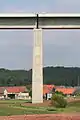 Trennpfeiler der Füllbachtalbrücke
