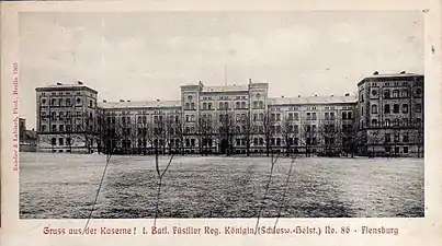 Kasernengebäude um 1900