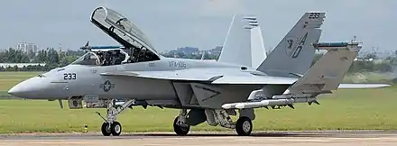 Eine F/A-18F Super Hornet