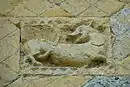 Fassade, Relief rechts der Mitte