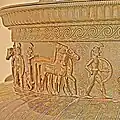 Krater von Vix, Detail