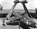 F2H-2 an Bord der USS Essex während des Koreakrieges