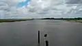 Westgrenze des FFH-Teilgebietes an der Eiderbrücke bei Tönning