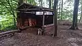 Schutzhütte des Waldkindergartens im FFH-Teilgebiet Broholmam