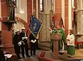 Fahnenweihe beim Festgottesdienst Freiwillige Feuerwehr Beselich-Obertiefenbach (2005)
