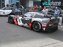 Die Corvette C6.R von Maassen/Menten im Parc fermé am Nürburgring.