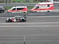 Die Corvette C6.R in den Farben von Mad-Croc Racing am Nürburgring 2010.