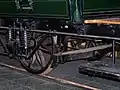 Speichenräder des Beiwagens 13 der FOTG