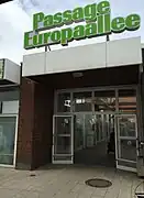 Eingang des überdachten Teils Europa Passage (Teil 2, s. Lageplan oben)