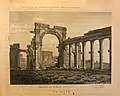 Holzstich mit Ruinen von Palmyra aus: Palestine et Syrie (1882, F 217)