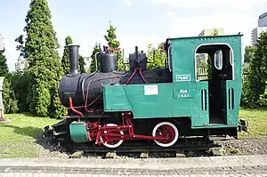 erhaltene Lokomotive mit Kessel Bauart Riesa