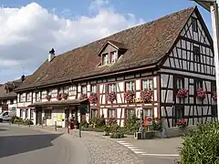 Fachwerkhaus im Dorfkern