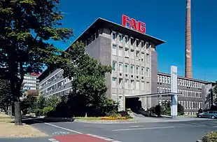 Schaeffler (Marke FAG)Sitz der Sparte Industrie