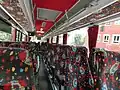 Fahrgastraum eines Integro H mit Reisebestuhlung (Ausführung bis 1999)