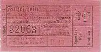 Spandau-West – Kraftwerk oder Papenberge – Hennigsdorf (30&nbsp;Pf.), um&nbsp;1925