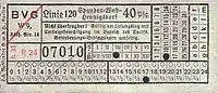 Spandau-West – Hennigsdorf (40&nbsp;Pf.), 1933