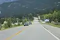 Blick auf den Highway BC93/BC95 in nördlicher Richtung