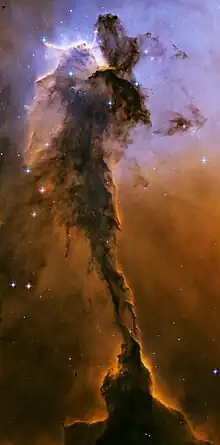 Hubble-Aufnahme von 2006 eines Teilbereichs des Nebels