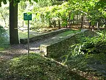Hochwasserstand August 2002 an der Schafbrücke