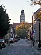 Östliche Ansicht von der Walther-Rathenau-Straße aus