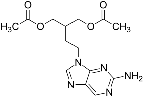 Strukturformel von Famciclovir