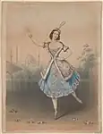Fanny Cerrito in La Lituana, 1840