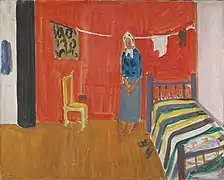 Karl Pärsimägi Farmhouse with a Stove 1935