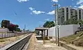 Haltepunkt Bom João am Stadtrand von Faro