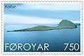 Koltur auf einer färöischen Briefmarke von 2000.