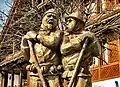 Talibsch und Välädi, Bronzeskulptur von Martin Schibig
