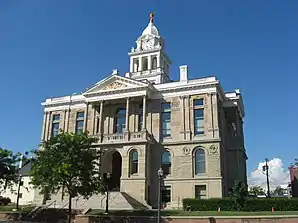 Fayette County Courthouse, gelistet im NRHP mit der Nr. 73001433