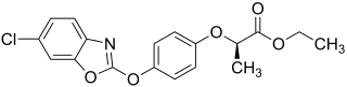 Struktur von Fenoxaprop-P-ethyl