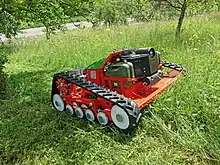 Ferngesteuerte Mähraupe agria 9600