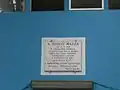 Gedenkplakette für Paolo Mazza