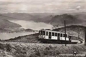Zug der ehemaligen Zahnradbahn