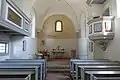 Inneres der 1671 bis 1676 durch Wolf Caspar von Klengel umgestalteten Festungs­kirche