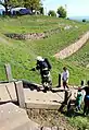 Feuerwehr und Touristenstaffel auf der Treppe (2018)