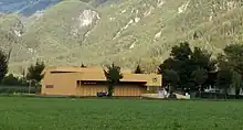 Feuerwehrhalle in Sand in Taufers, Südtirol