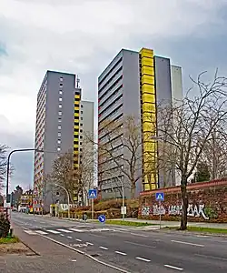 Studentenwohnheime von Südwest aus (2016)