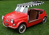 Fiat 500 Jolly (links) und 600 Jolly (rechts)
