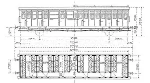 Der 1899 gebaute Personenwagen 1. Klasse AAz 602