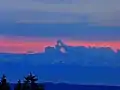 Blick nach Süden: Alpenfernsicht vom Alten Berg
