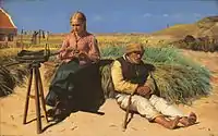Michael Ancher:Figuren in der Landschaft, 1880