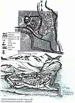 Fiktives Stadtbild Arnau um 1400