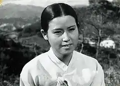 Filmszene aus A Hometown in Heart (마음의 고향, 1949)