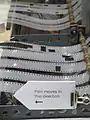 Oramics’ Komposition (Kontrollparameter) auf 35-mm-Filmstreifen gezeichnet. Rekonstruktion aus dem Jahr 2011