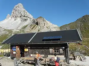 Die Hütte vor der Großen Kinigat