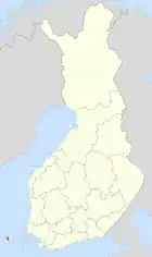 Lage von Finström in Finnland